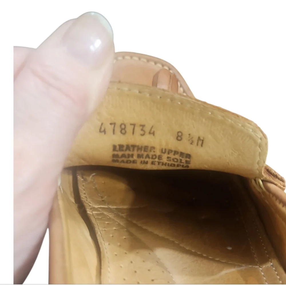 Giorgio Brutini men's brown leather tassel Leather Tassel Loafers Sz 8.5